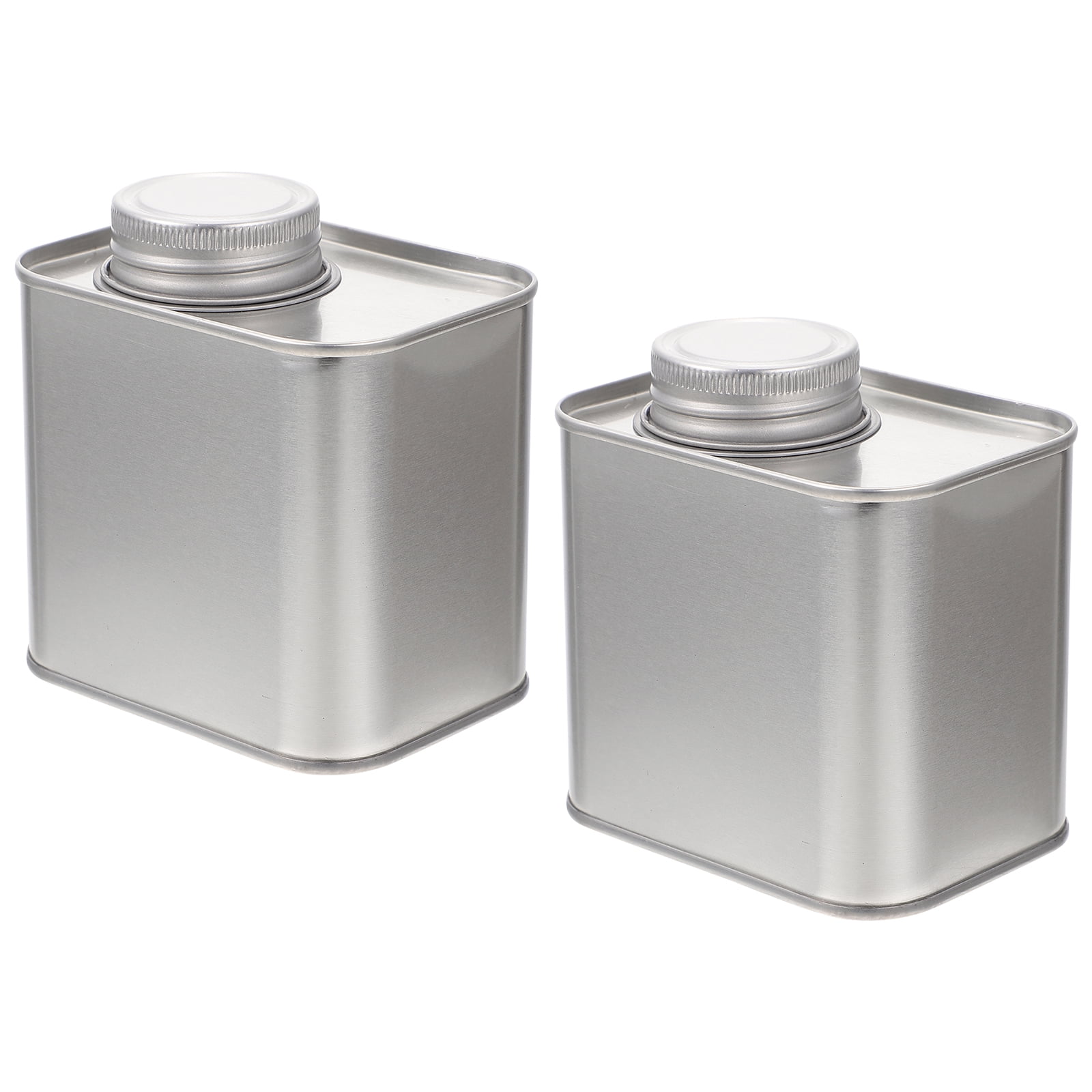Etereauty Tea Canister Storage Coffeetin Jar Loose Airtight Box Kitchen Jars Metal Container