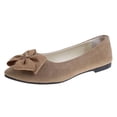 thumbnail image 2 of DYTTDG Women's Vintage Knit Flats | Bowknot Detail On Shallow Toe Casual Shoes for Daily Wear, Walking & Vocation, 2 of 8