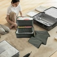 thumbnail image 2 of MERILER Travel Essentials - Set of 6 Portable, Large Capacity Clothing Sorting and Storage Bags for Efficient Luggage Organization, 2 of 7