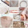 thumbnail image 4 of PH PandaHall 50 Pcs Entretoises Rack 4mm Plaqué Laiton Perles Rondes pour Bracelet Collier Bijoux Bricolage Or Rose, 4 of 5