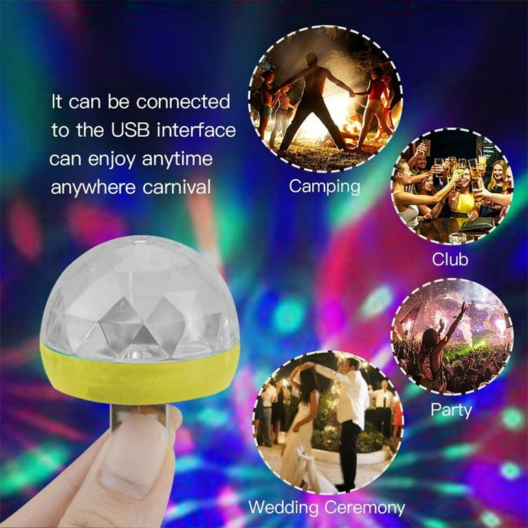 LBECLEY Japanese Smart Home Gadgets Xmas Lamp Disco Mini Party Usb