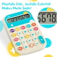 thumbnail image 5 of Deli Portable Calculator, Small Cute Pocket Calculator with Large Screen Display for School Home Office, Ideal for Educational Levels from Elementary to College, 5 of 8