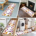 thumbnail image 5 of Runner Rugs 2x6 Ft, Pink Flowers Non Slip Area Rugs for Kitchen Bedroom Entryway, Elegant Spring Floral Pastoral Watercolor Washable Carpet Runner Rug Floor Mats for Bedroom Home Decor, 5 of 8