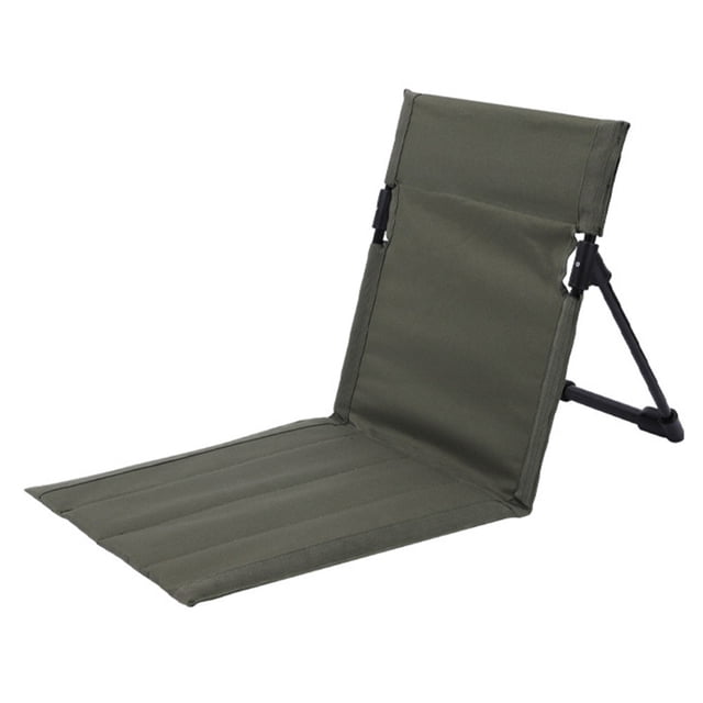 1pc Foldable Camping Chair Ergonomic Single Lazy Back Chair For Outdoor Picnic Beach Camping Chair Portable Accessories