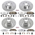thumbnail image 3 of PowerStop Front and Rear Z26 Street Warrior Carbon-Fiber Ceramic Brake Pad and Drilled and Slotted Rotor Kit Fits: SUBARU Select Models K2752-26, 3 of 9
