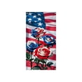 thumbnail image 2 of erdimoy 4th of July Patriotic Door Cover Banner, 35×70 Inch Firework & American Flag Backdrop for Independence Day Decor, 2 of 6