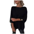 thumbnail image 1 of WEAIXIMIUNG T-Shirt Décontracté pour Femme à Col Rond Haut Basique Polyvalent pour Tous les Jours, 1 of 3