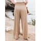 thumbnail image 5 of Pantalones Palazzo de para Mujer Color Caqui L, 5 of 8