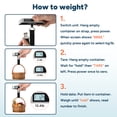 thumbnail image 3 of Travel Inspira Luggage Scale, Portable Digital Hanging Baggage Scale for Travel, Suitcase Weight Scale with Rubber Paint, 110 Pounds, Battery Included, 3 of 10