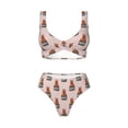 thumbnail image 4 of Daiia German Shepherd Dog Women's Bikini Set Two Piece Swimsuit High Waisted Bikini Adjustable Straps Bikini Perfect for Beach, Pool, and Summer Vacation-Small, 4 of 9