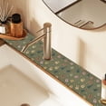 thumbnail image 2 of Yayeee Faucet Mat for Kitchen Sink 14.7" Diatomite Long Splash Guard Pad, Cartoon Guitar Pattern, 2 of 7