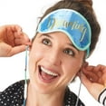 thumbnail image 3 of Two's Company Travel Sleep Eye Mask with Gift Box in Teal (are We There Yet?), 3 of 3