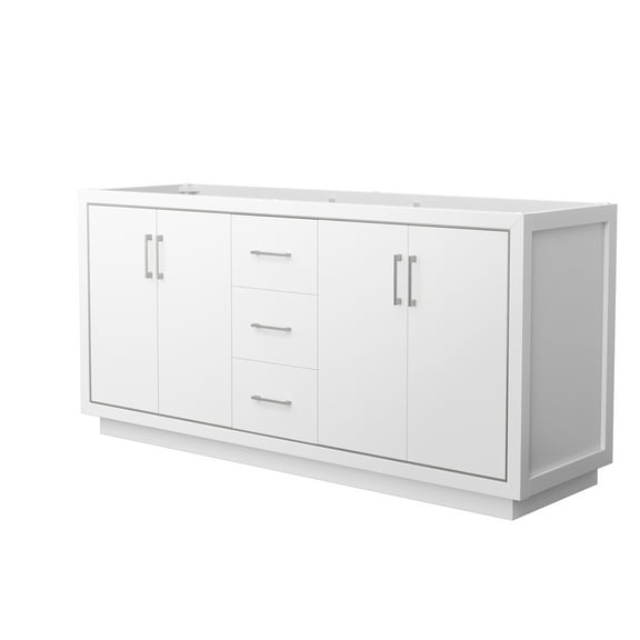 Wyndham Collection Wcf1111-72D-Cx-Mxx Icon 71" Double Free Standing Vanity Cabinet Only -