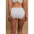 thumbnail image 3 of Women's Cottonique W22207C Natural Organic Cotton High Cut Panty - 2 Pack (Natural 5), 3 of 4