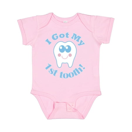 

Inktastic I Got My First Tooth Baby Boy Boys or Girls Baby Bodysuit