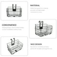 thumbnail image 6 of LABSERRON Bike Basket Iron 1Pcs 11.8x8.7In, 6 of 11