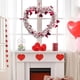 thumbnail image 5 of Decoraciones de Puertas Colgantes Decoraciones Al Aire Libre Del Día de San Valentín, Colgantes de Puertas, Coronas Florales, Decoraciones de Boda Creativas, Decoraciones en Forma de Corazón Del Día D, 5 of 6