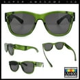 thumbnail image 2 of Retro Gentlemanly Vintage Style Horn Rim Hipster Plastic Sunglasses Green - Black, 2 of 7