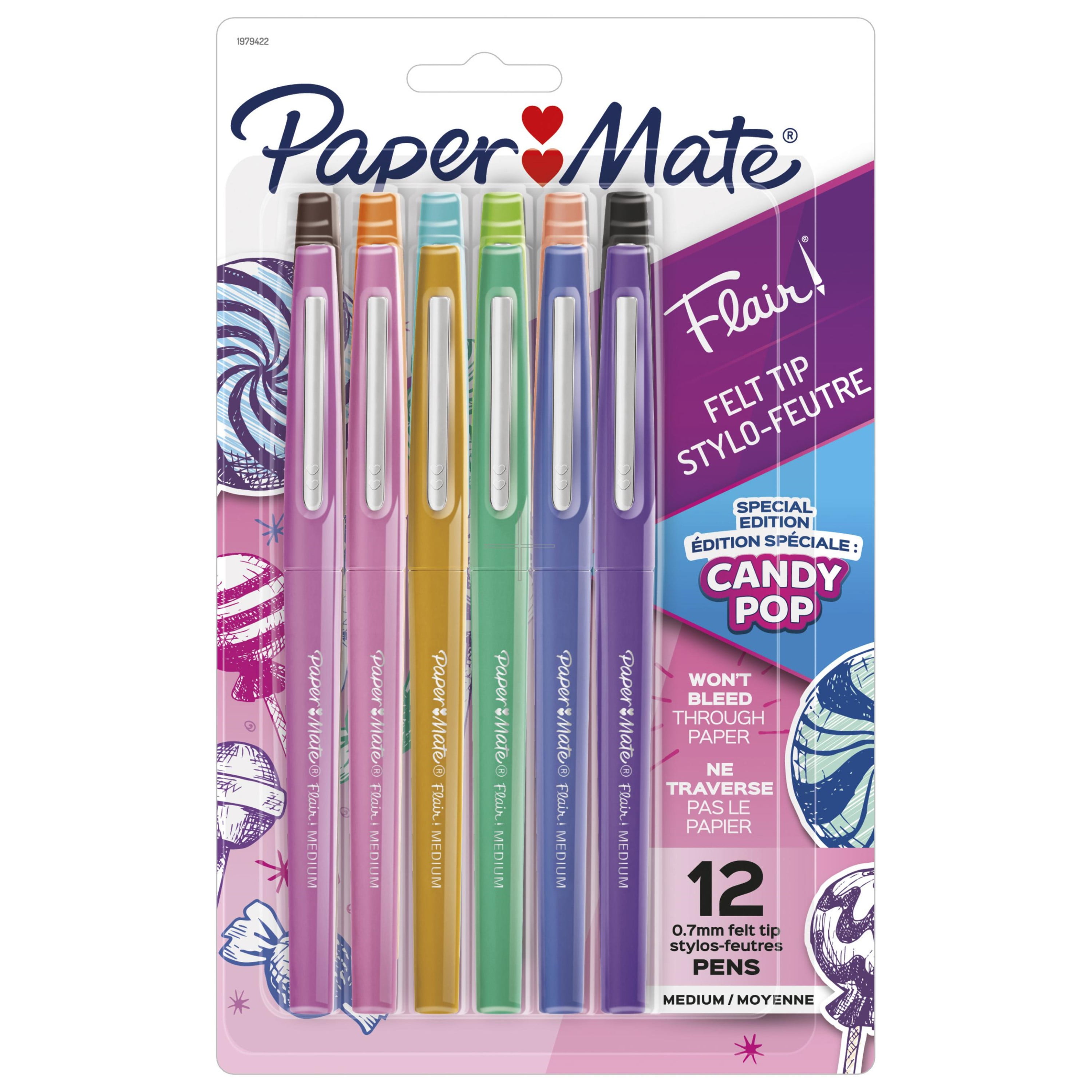 pap1982366 pap-1982366 Paper Mate Flair Candy Pop Limited Ed Felt Tip Pen 