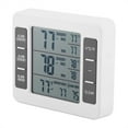 thumbnail image 1 of FrostHike Wireless Therometer-Refrigerator Thermometer Wireless Digital Freezer Thermometer with 2PCS Wireless Sensors with Audible Alarm for Indoor Outdoor Thermometer (Battery not Included), 1 of 5
