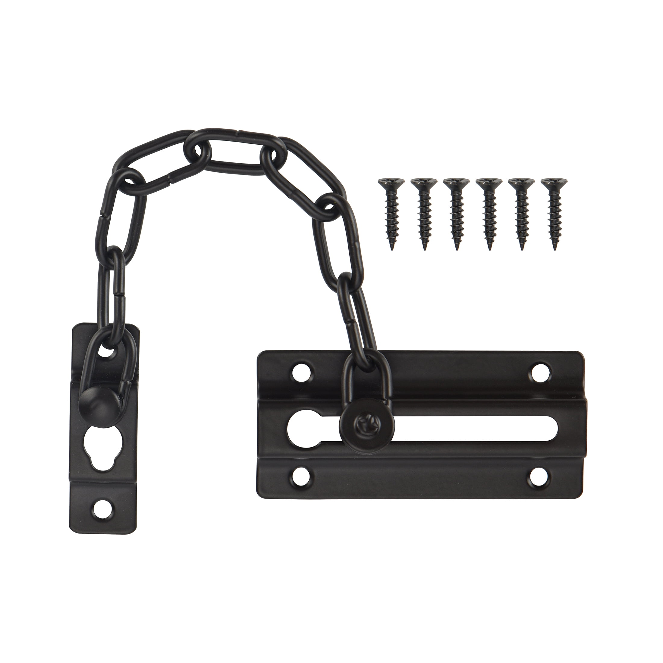 Hyper Tough Steel Privacy Chain Door Guard, Oil Rubbed Brass Finish