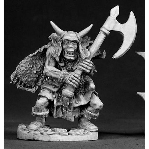 Reaper Miniatures Ferach Orc Warlord #02318 Dark Heaven Legends D&D Mini Figure