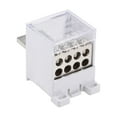 thumbnail image 5 of 1 In 8 Out DIN Rail Terminal Block, 400A Max Input Distribution Block for Circuit Breaker, 5 of 5