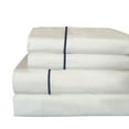 thumbnail image 3 of MELANGE HOME Percale Single Marrow Embroidery Bed Sheet Set & Pillowcase Pair Rose Standard Pillowcase (Set of 2) Modern & Contemporary, 3 of 5