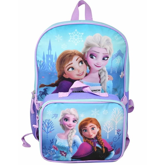 Frozen 16" Backpack with Lunch Bag, Happies together, girls