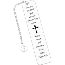 Bible Stuff, Baptism Gifts, Bible Bookmark, Easter Basket Essentials First Communion Gifts for Teens, Confirmation Gifts for Teenage, Gifts for Goddaughter Godson