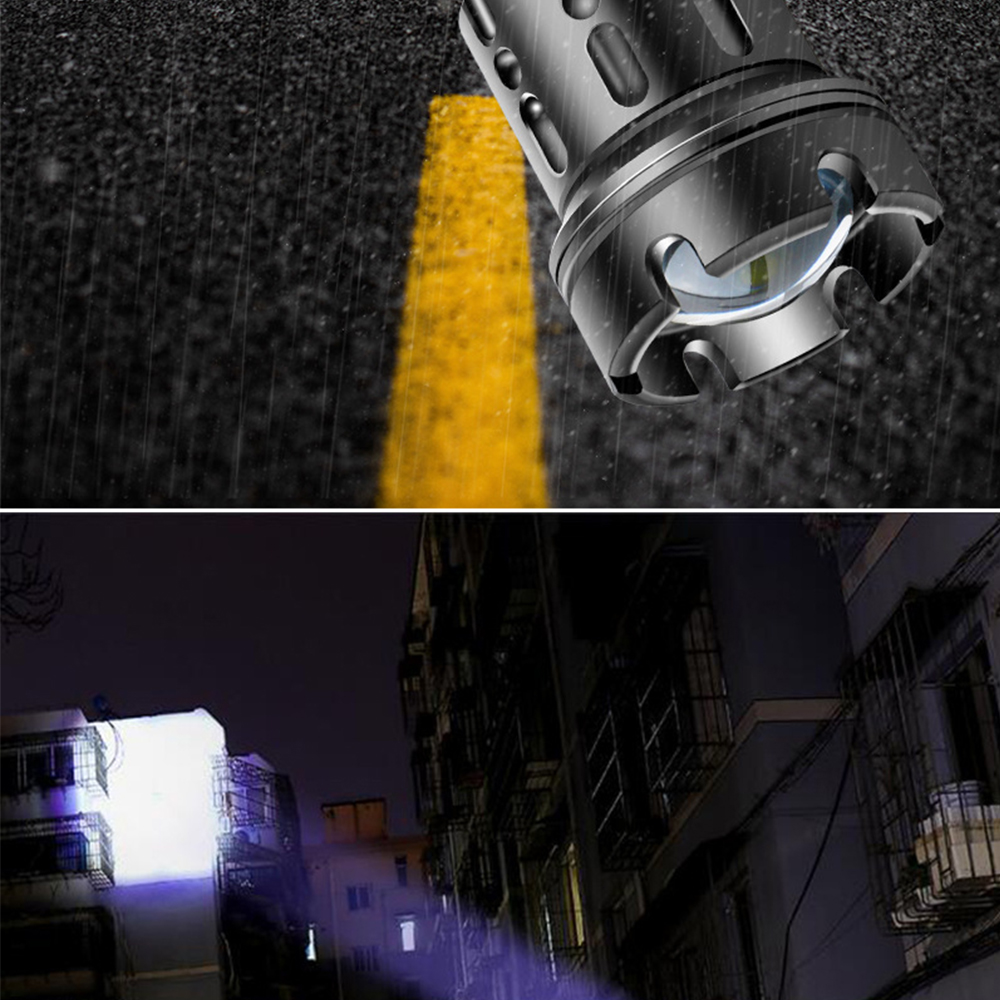 7 Mode Light P90+COB 90000 lumens Powerful Flashlight Rechargeable Waterproof Searchlight P90&COB Super Bright Led Flashlight USB Zoom Torch P90&COB Best New(Battery Not Included) - image 2 of 9