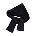 thumbnail image 2 of Bufanda con capucha, suave, para el cuello, para mujer, otoño negro, 2 of 7