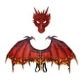 thumbnail image 1 of Máscara de alas de Disfraz Yuyangstore para adultos rojo, 1 of 8
