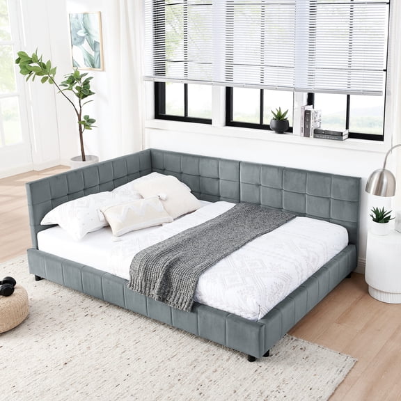 Full Size - Humidity - resistant Wood - Bedroom and Living Room - Crack - free Bed