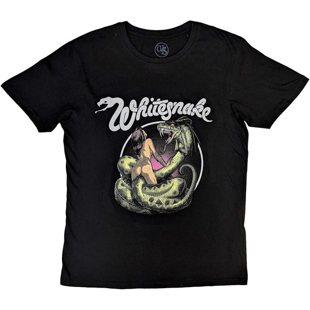 Whitesnake - Camiseta Love Hunter de Algodón para Adultos Unisex (Negro)