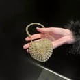 thumbnail image 3 of Luxury Small Bling Heart Shape Rhinestones Evening Clutch Purse Ladies Fashion Bag For Women Chain Shoulder Bag Party Gift, 3 of 10