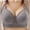 Gray, variant on BZGTZT Women’s Push Up Lace Bra Comfort Padded Bra Comfort Wire Free Full Support Bra Everyday Convertible Brassiere