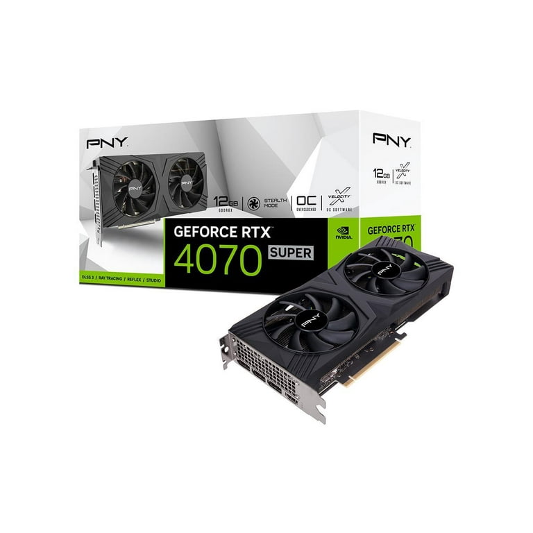 Free Shipping! PNY GeForce RTX‚Ñ¢ 4070 Super 12GB VERTO‚Ñ
