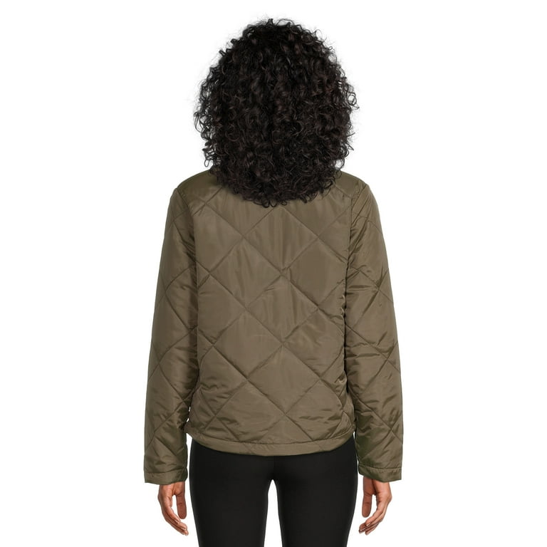 Genuine Dickies Women s Diamond Quilted Jacket Walmart