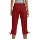 thumbnail image 2 of Pantalones de Cintura Elástica para Mujeres Color Sólido Ropa Casual Bolsillos de Longitud Completa Capris Mujeres Cintura Elástica Capris, 2 of 5