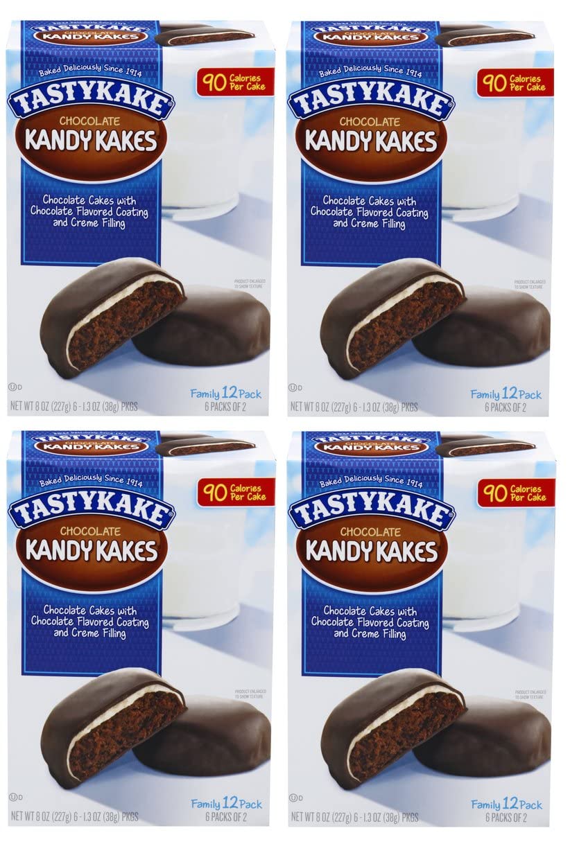 Tastykake Chocolate Kandy Kakes and 1 Door2Door Connection Pen - (4 Boxes)