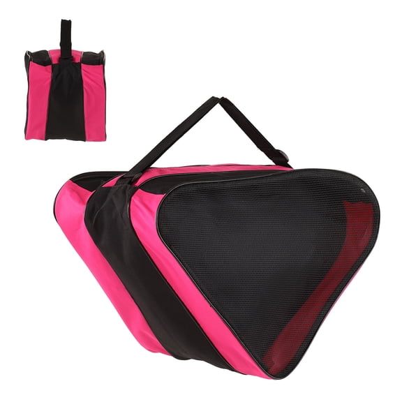 Large Skates Bag, 3 Pocket Oxford Cloth Roller Skate Carryall with Adjustable Strap