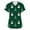 Dark GreenA_05#94N, variant on Garbnen Christmas Scrub Tops Women Plus Size V Neck Short Sleeve Nursing Tops Xmas Printed Nurse Uniform with Pockets S-5XL