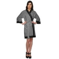thumbnail image 5 of Moomaya Printed Cotton&nbsp;Robe&nbsp;Women Lightweight Kimono&nbsp;Sleeve Summer Bathrobe, 5 of 6