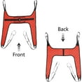 thumbnail image 5 of AMQTSLM Hoyer Lift Sling,Commode Patient Lift Slings Medical Transfer Sling for Patients Shower Bath,200-500lb capacity,Lift Sling for Elderly Bariatric, Red, 5 of 7