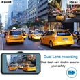 thumbnail image 2 of Dash Cam Front and Rear Dual Dashcam, Giugt 4 inch Touch-Screen Car Dashboard Camera FHD 170° Wide Angle Backup DVR Recorder with Night Vision G-Sensor Parking Monitor Loop Recording Motion Detection, 2 of 14