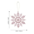 thumbnail image 2 of 36Pcs Glitter Craft Snowflakes Christmas Snowflake Decorations for Winter Christmas Tree, 2 of 7