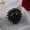 Black, variant on Full Body Spiky Massage Ball Hard Stress Ball 6cm For Fitness Sport Exercise