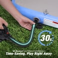 thumbnail image 6 of WARMOUNTS Inflatable Kids Gymnastics Mat, 16 ft Tumbling Mat, Air Training Pad w/ Electric Pump, 4'' Thick Tumble Track for Home, Gym, Cheerleading, Water, Outdoor, 6 of 9