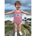 thumbnail image 3 of BemeyourBBs Newborn Baby Boy Girl Summer Clothes Plaid Gingham Bubble Romper Sleeveless Cute Sailboat Embroidery Plaid Print Bodysuit Playsuit Infant Baby Boys Summer Outfit, 3 of 9
